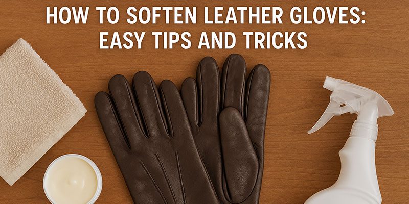 how to soften leather gloves