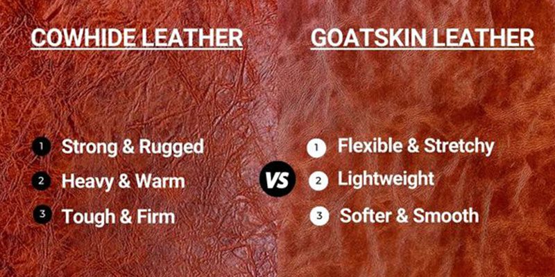 Is goatskin or cowhide better
